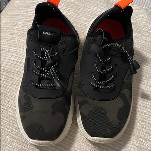 Black and Green Shoes